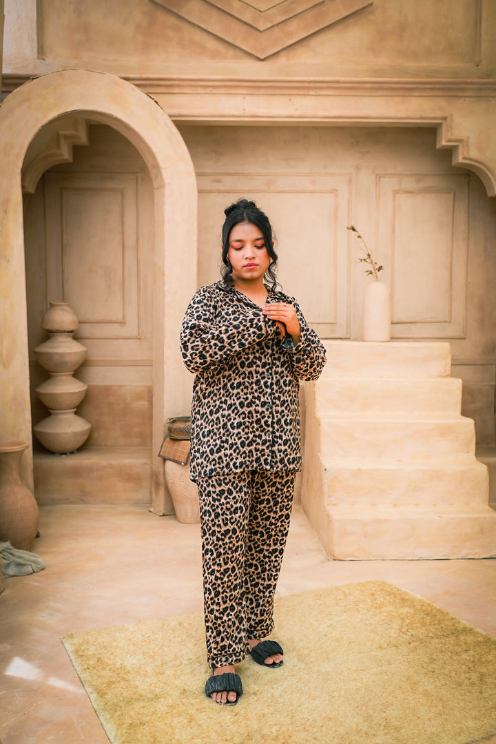 SNOW LEOPARD PJ Set