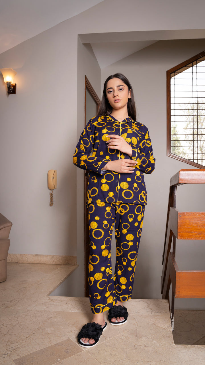 Gold Rings PJ Set