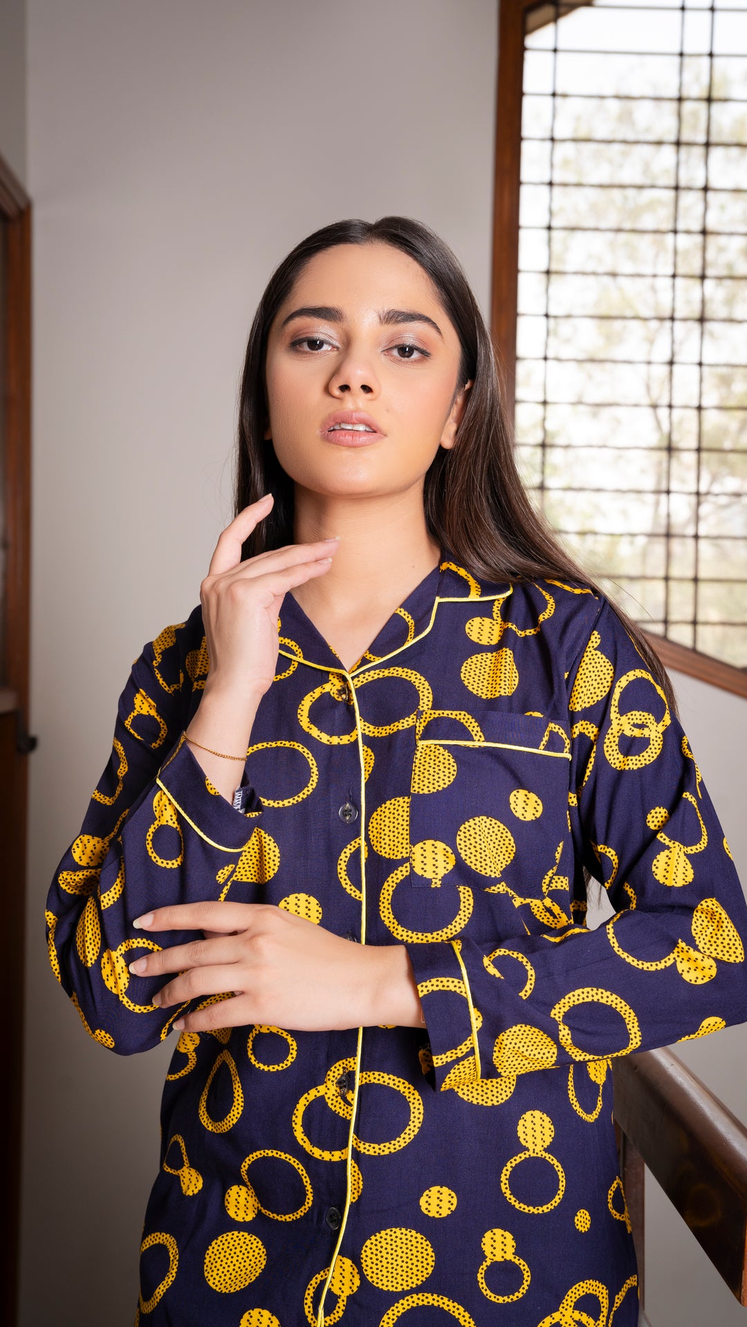 Gold Rings PJ Set