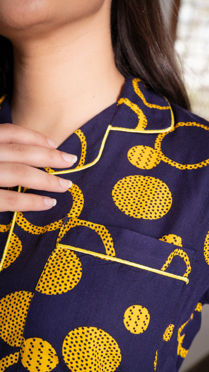 Gold Rings PJ Set