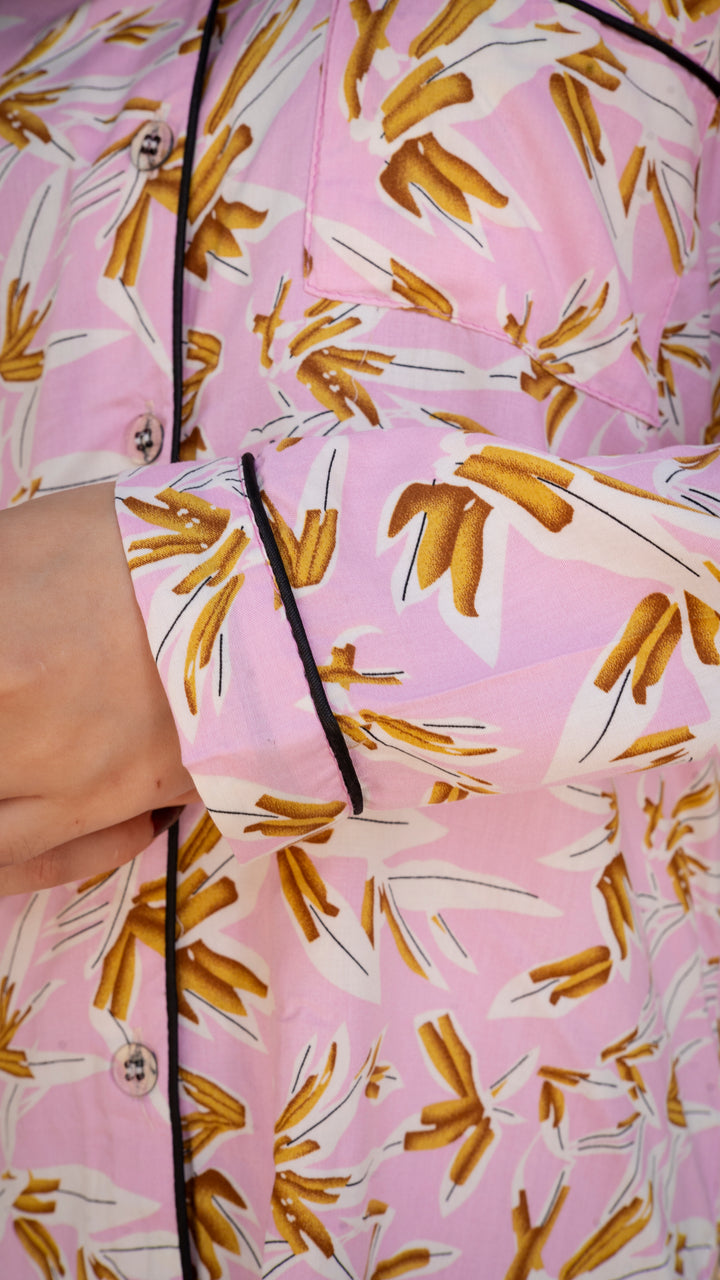 Pinkish Gold PJ Set