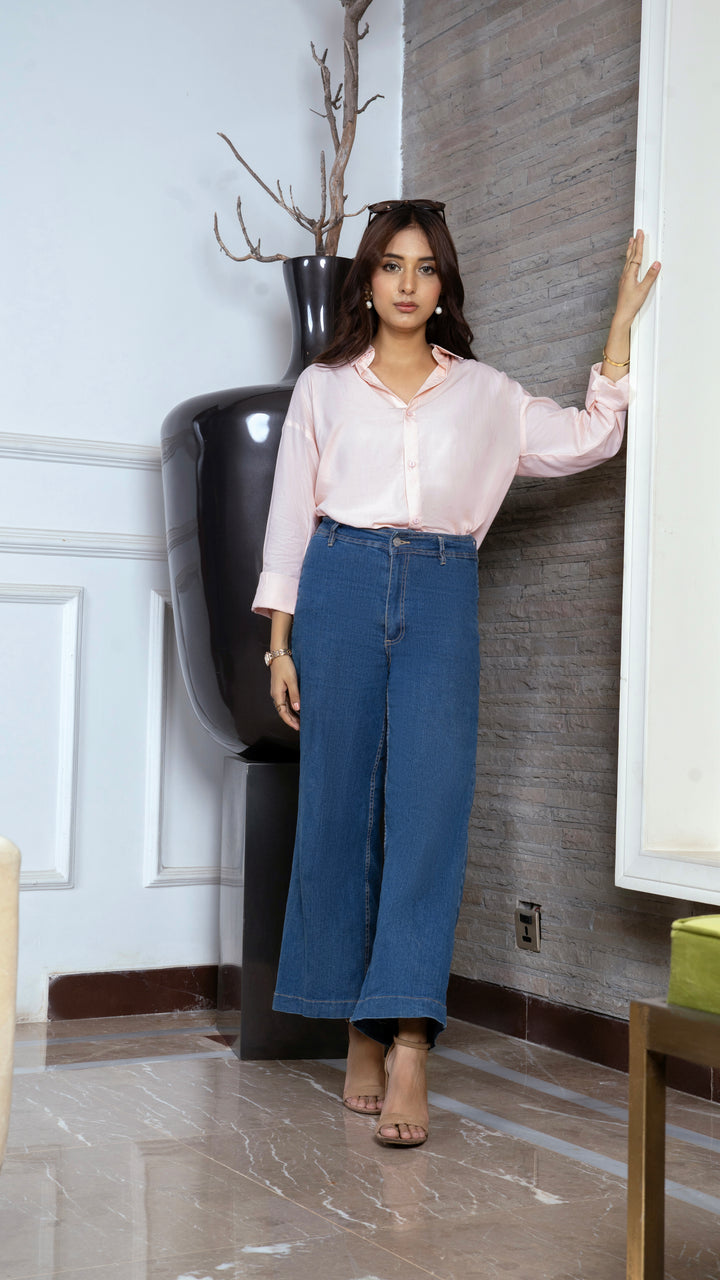 Pink Oversized Shirt