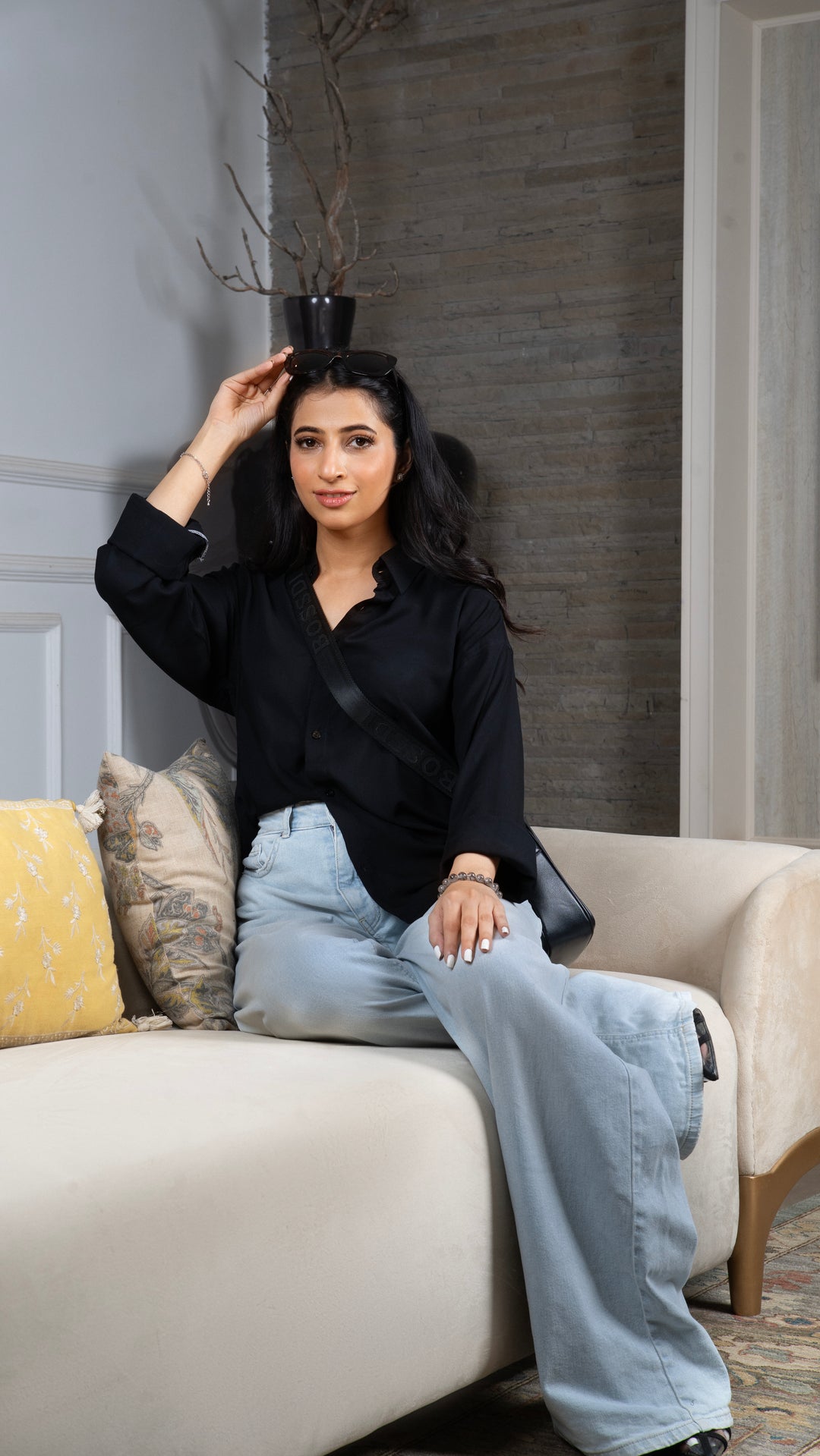 Black Oversized Shirt