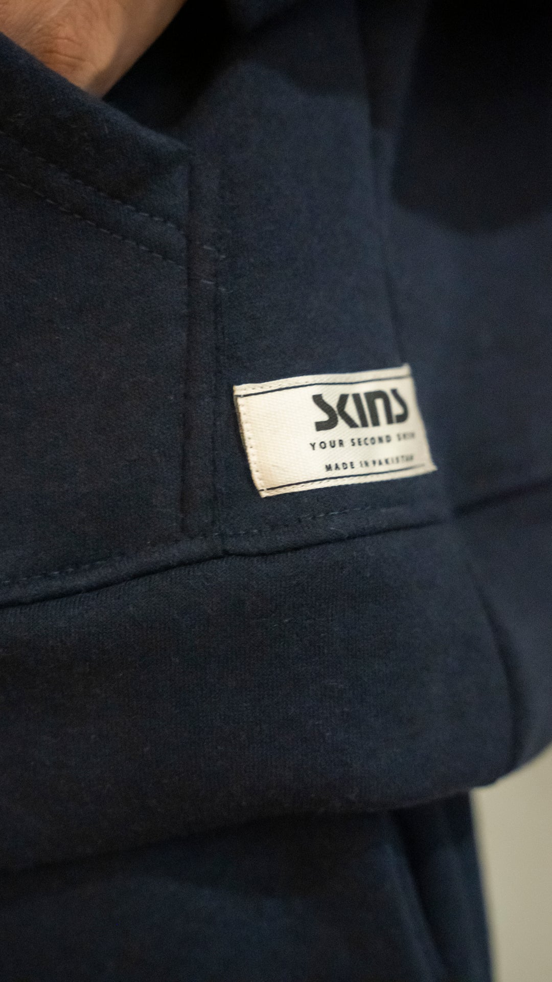 Deep Blue Oversized Hoodie Set