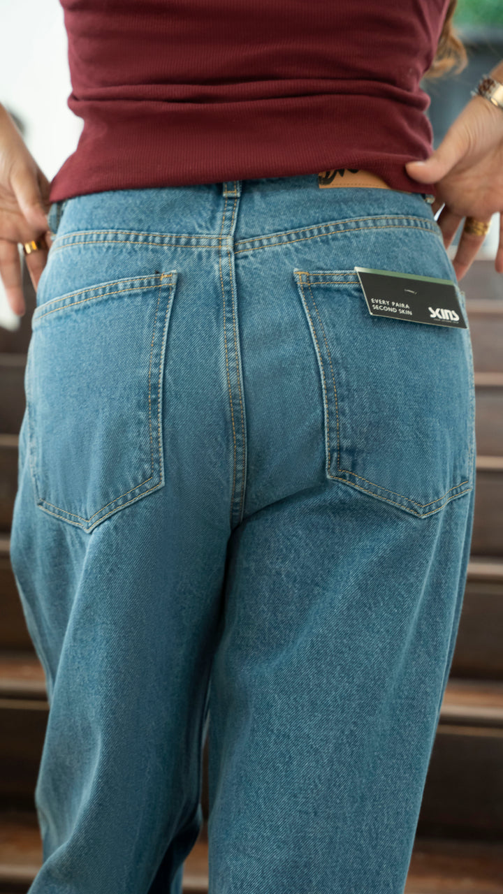 Light Blue Wide Leg Jeans