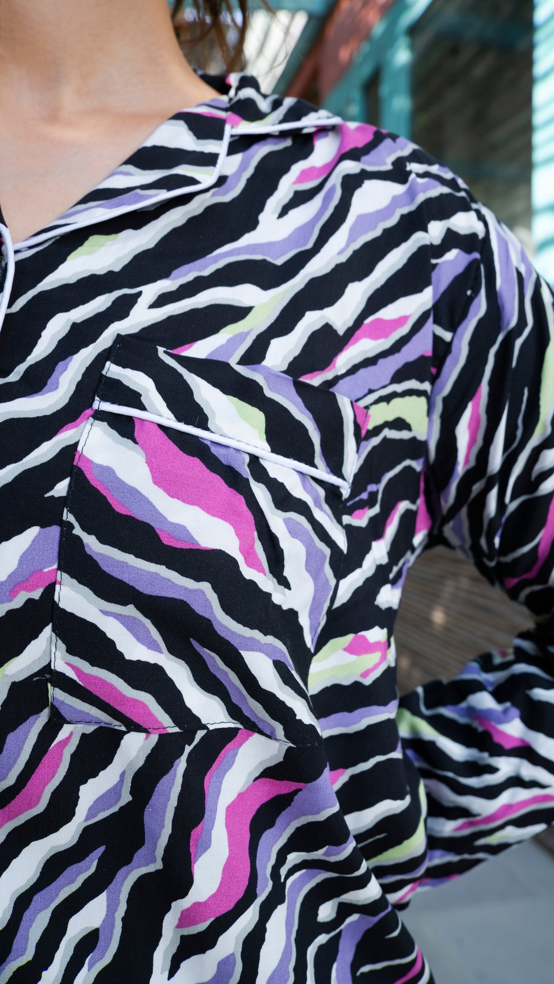 Multi Zebra PJ Set