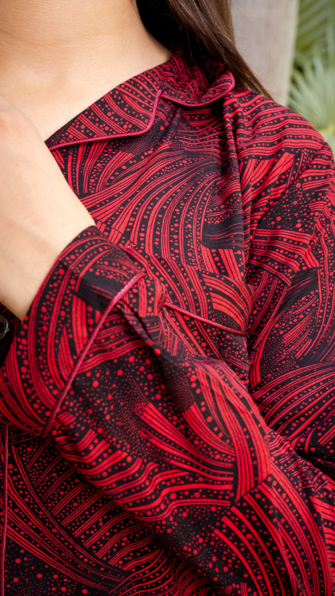 Red & Black PJ Set