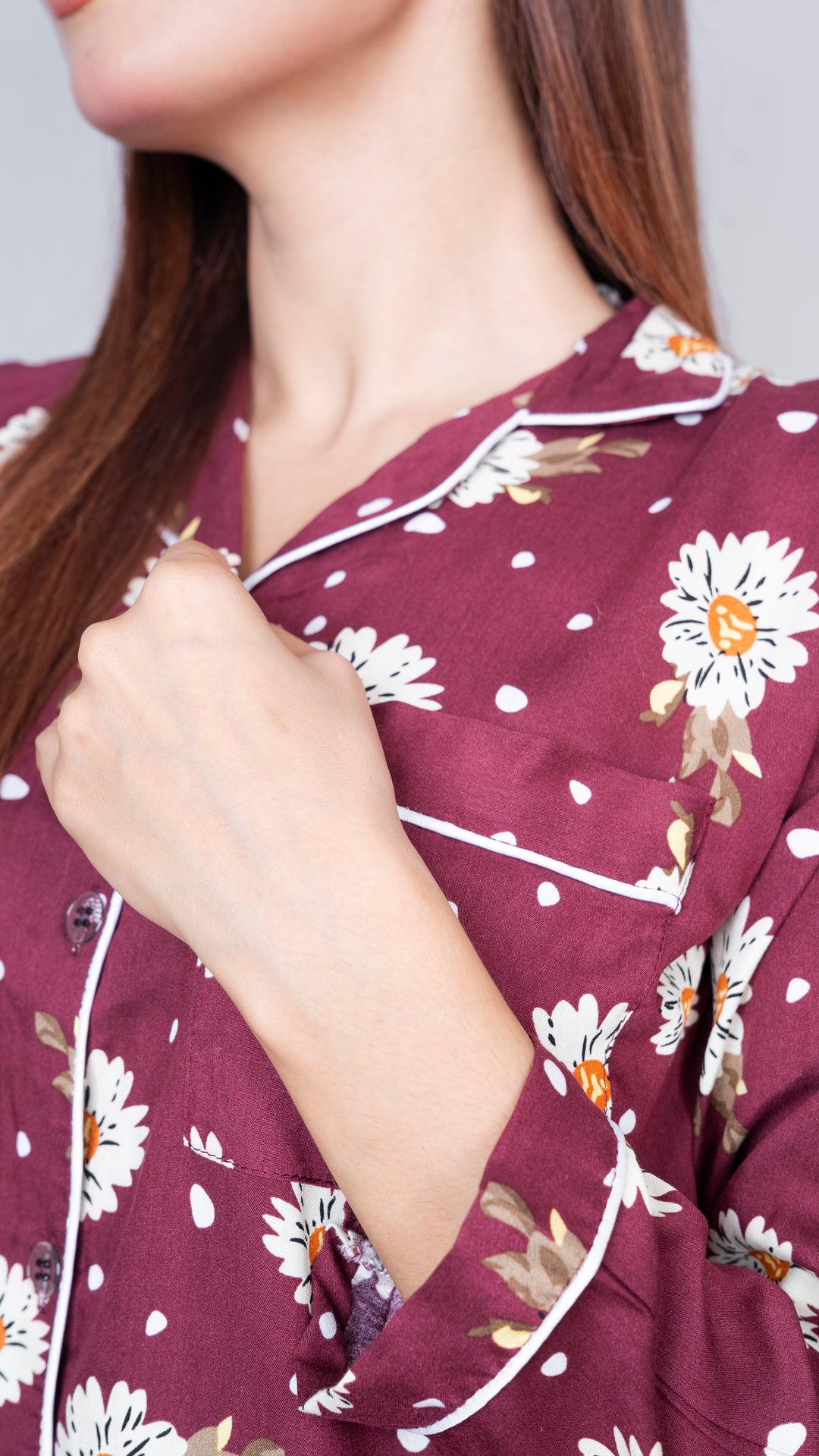 Red Tulips PJ Set