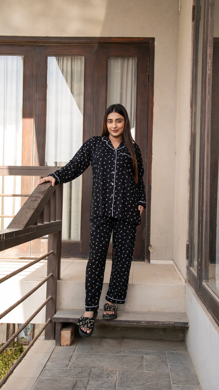 Mini Leafy PJ Set