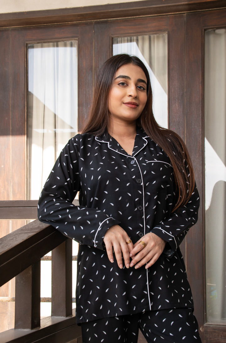 Mini Leafy PJ Set