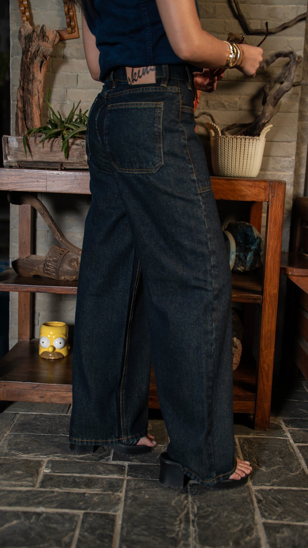 Green Edge Pocket Jeans