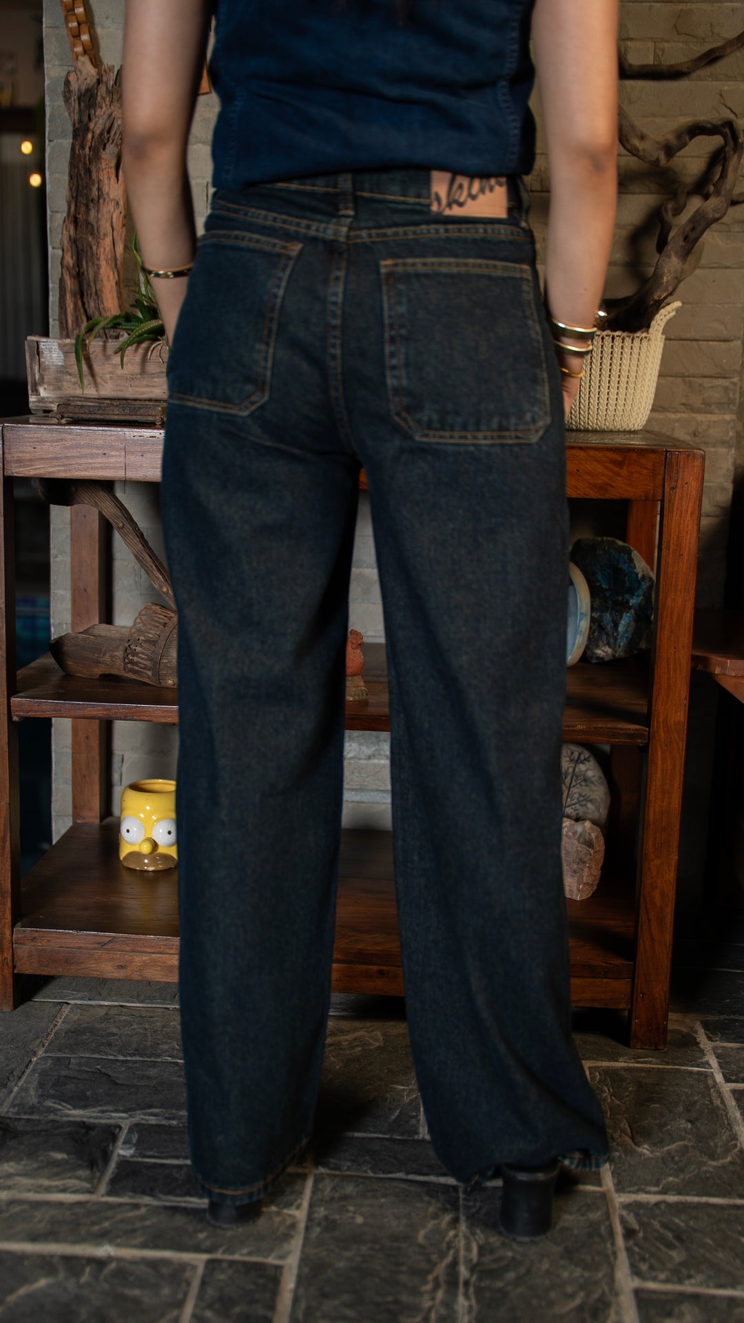 Green Edge Pocket Jeans