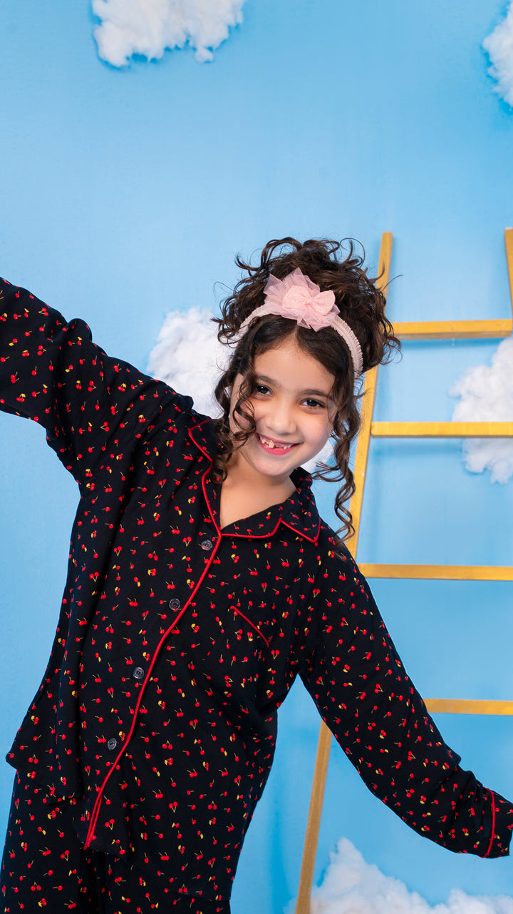 Red Cherries Kids PJ Set