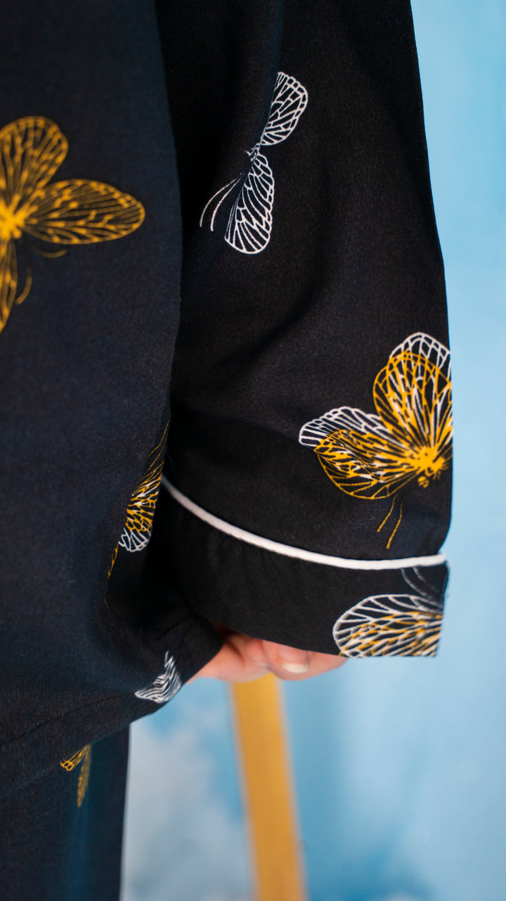Golden Butterflies Kids PJ Set