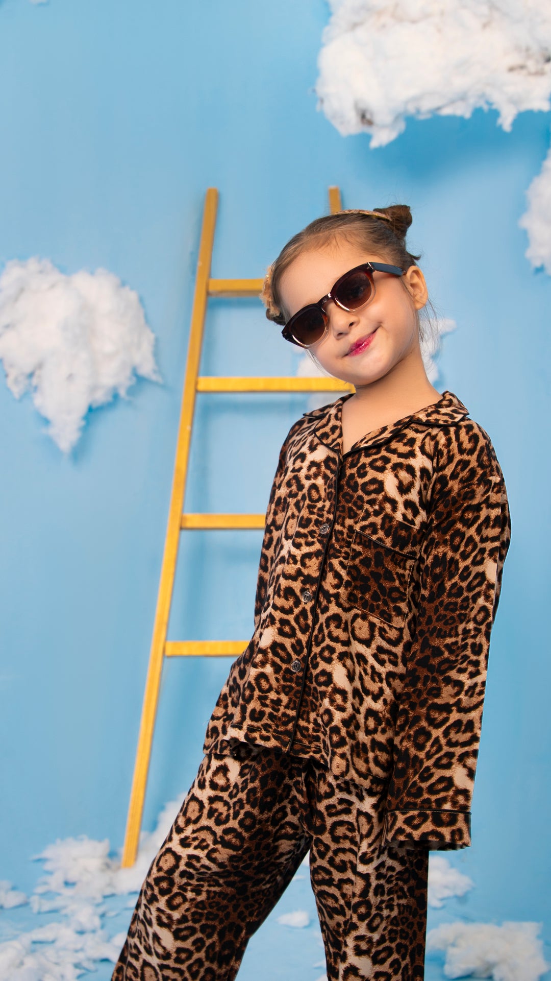 Leopard Kids PJ Set