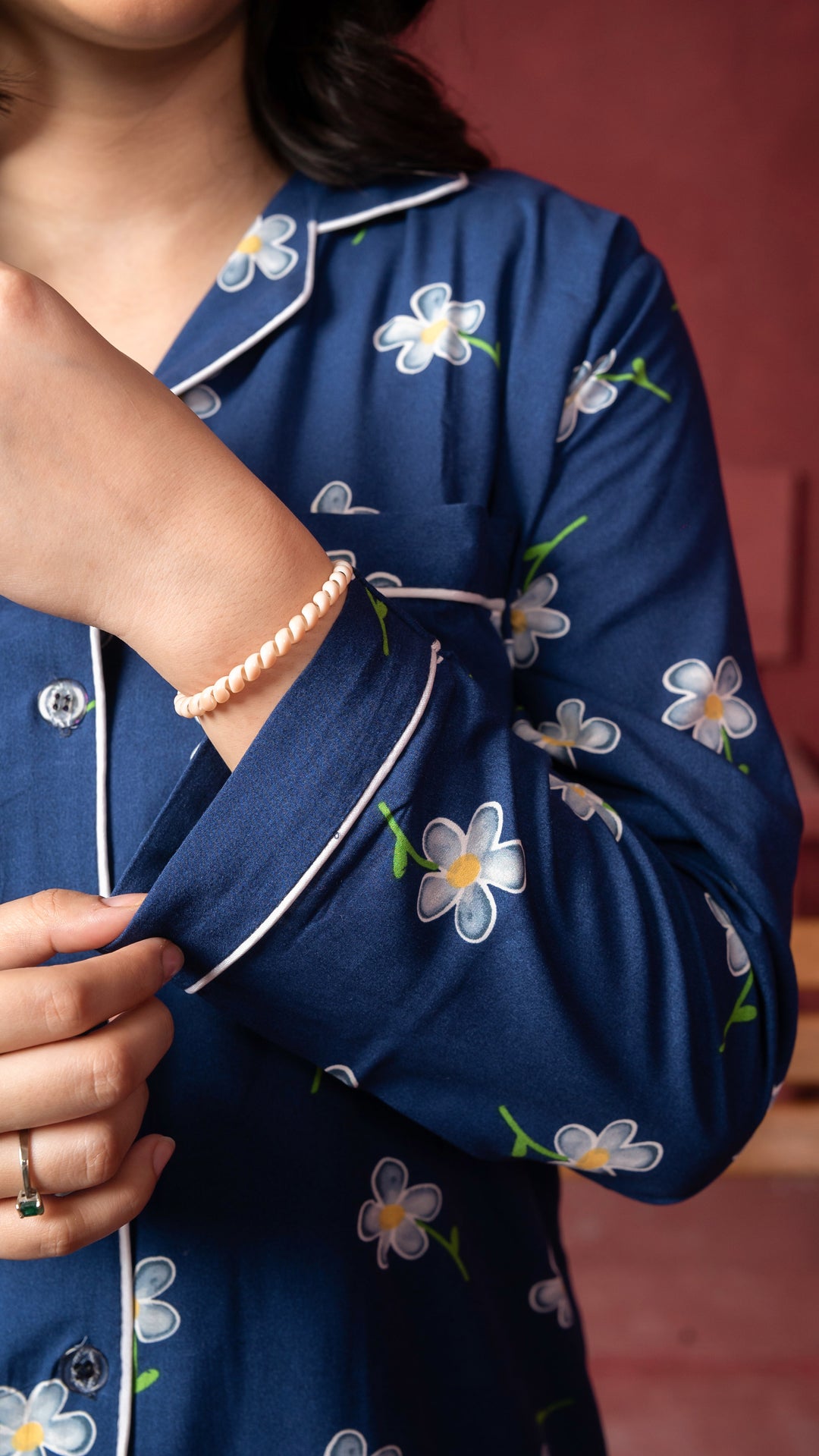 Sapphire Petals PJ Set