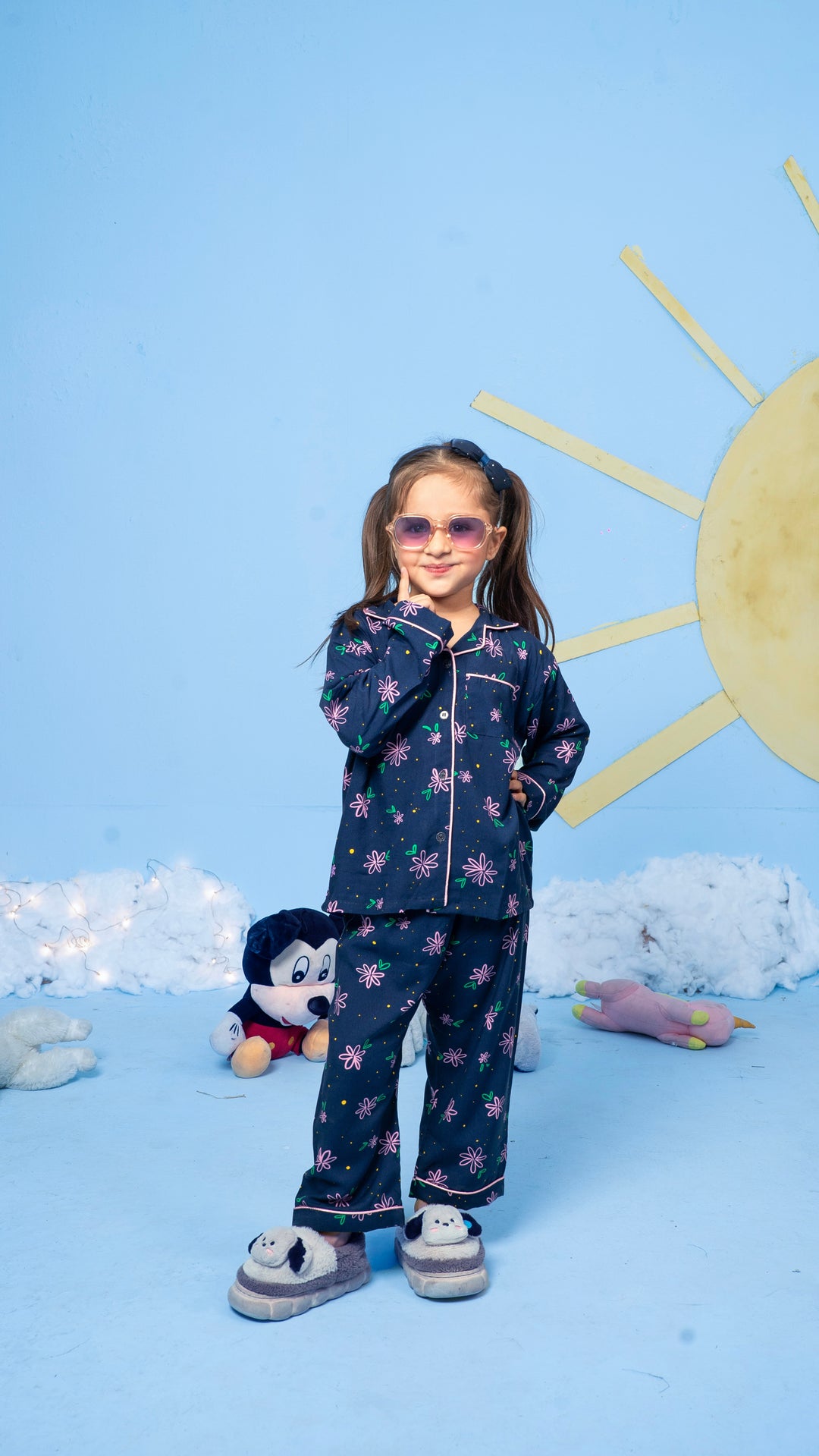 Pink Aura Kids PJ Set