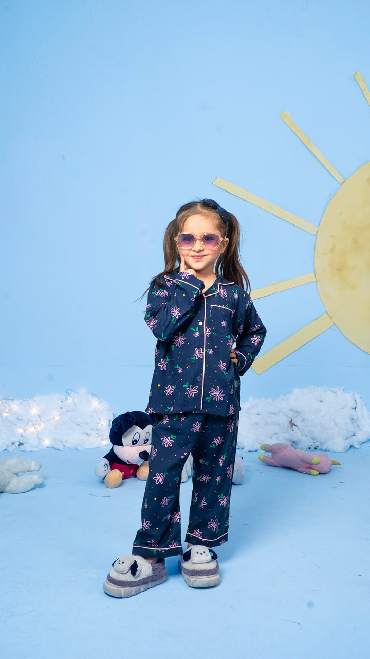 Pink Aura Kids PJ Set