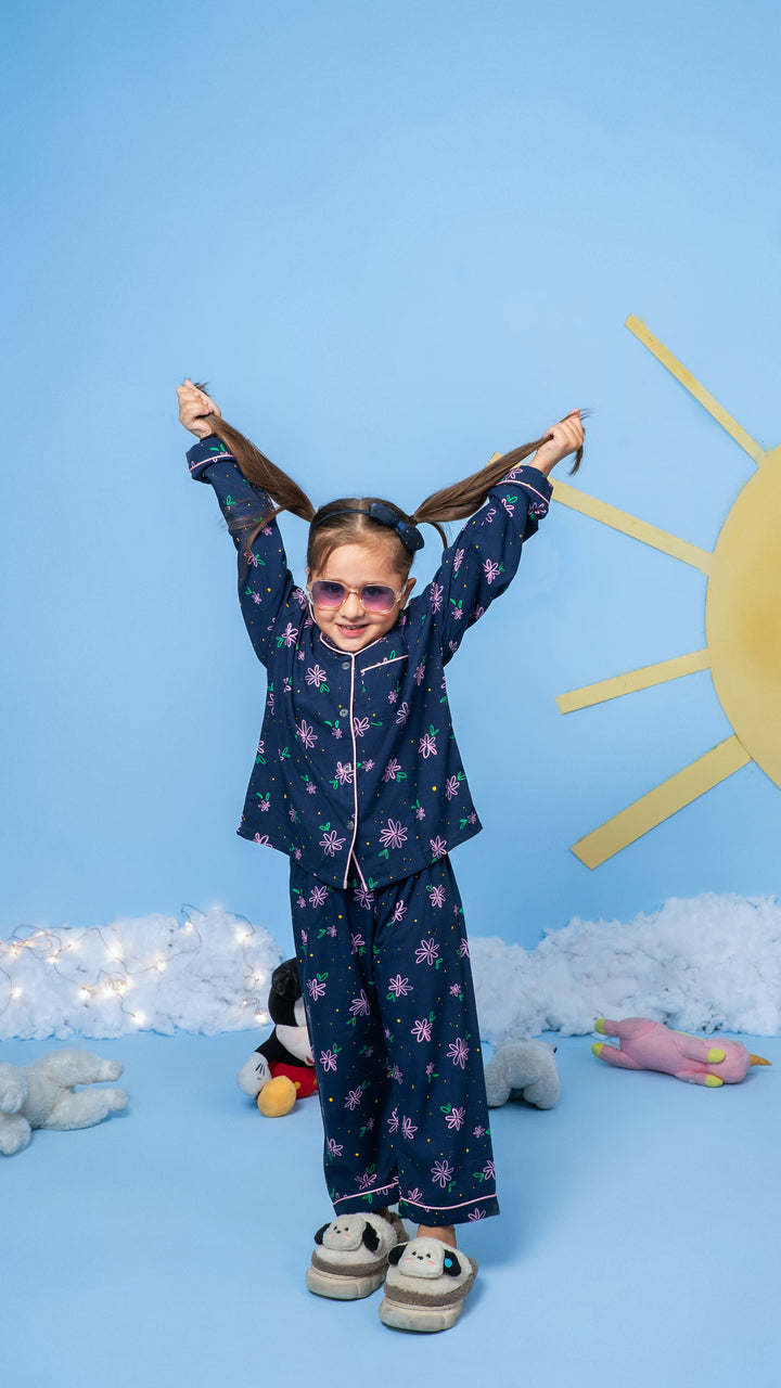 Pink Aura Kids PJ Set