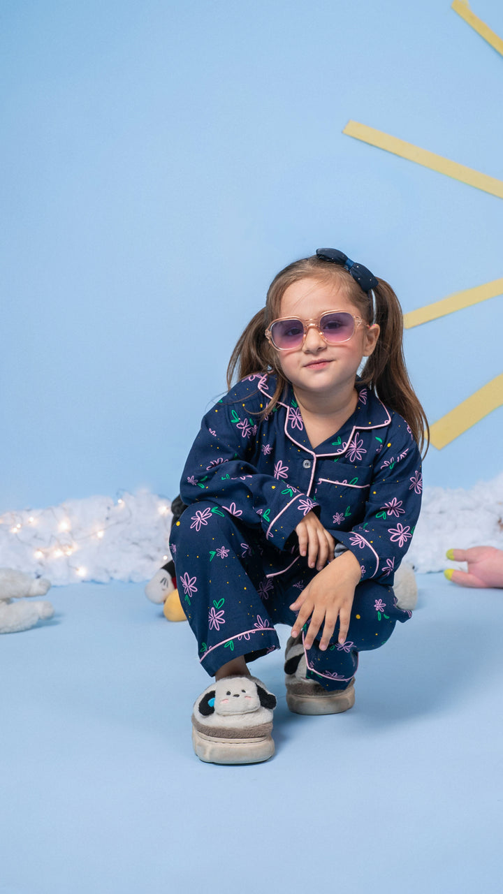 Pink Aura Kids PJ Set