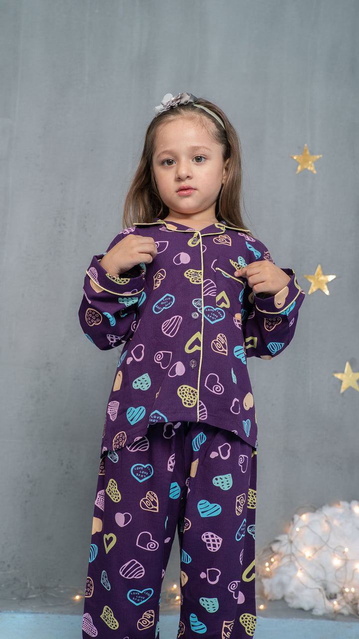 Candy Hearts Kids PJ Set