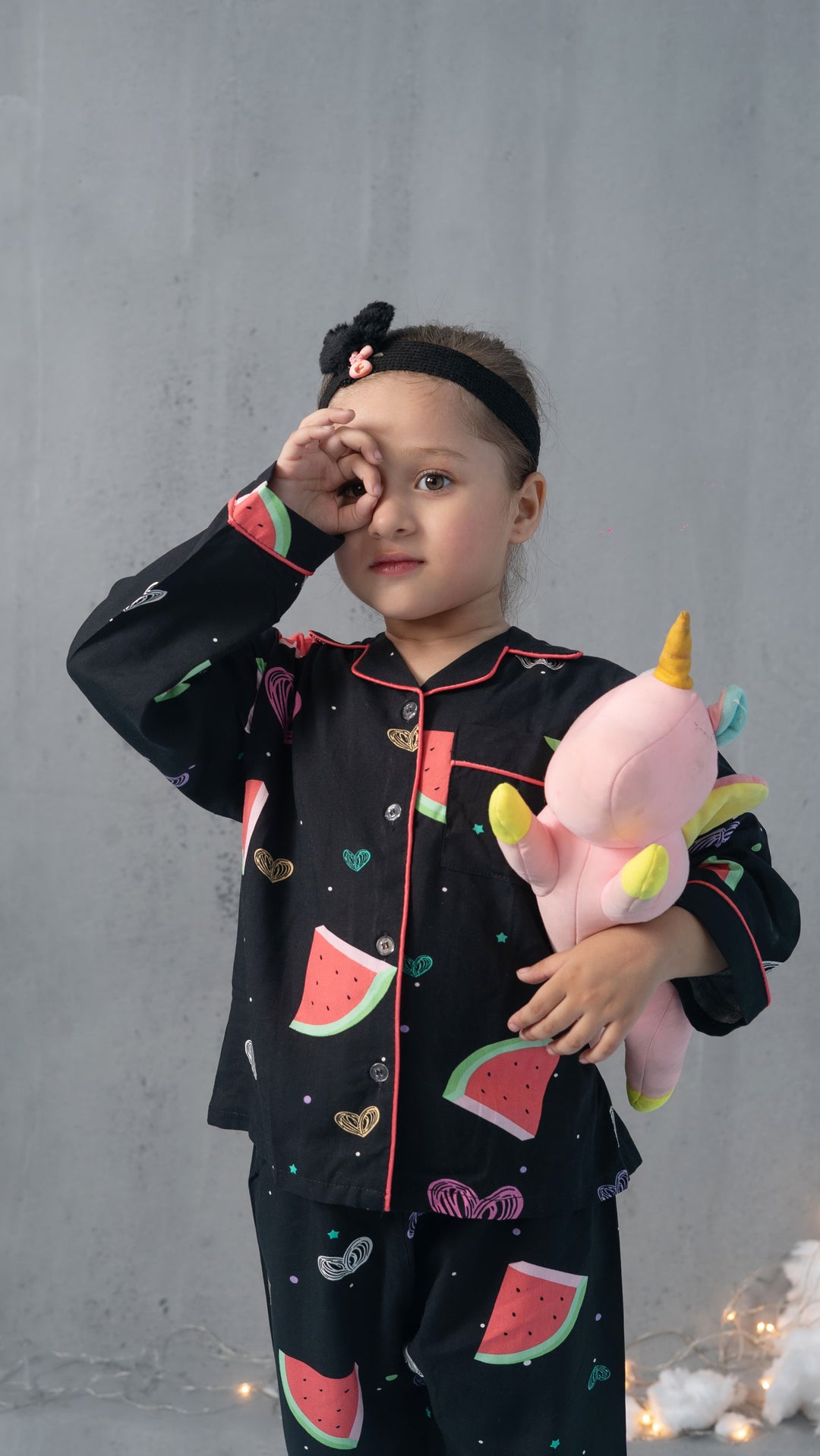 Watermelon Hearts Kids PJ Set