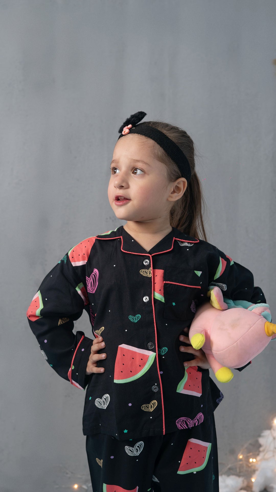 Watermelon Hearts Kids PJ Set