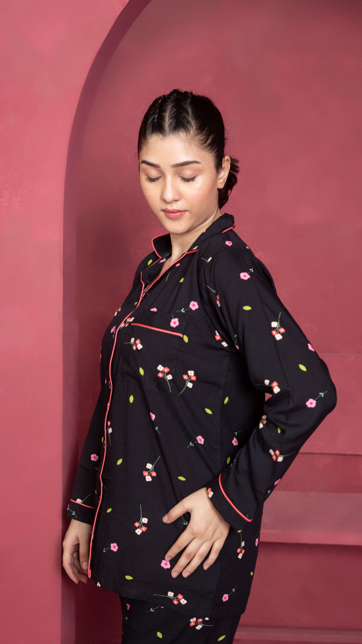 Coral Bloom PJ Set