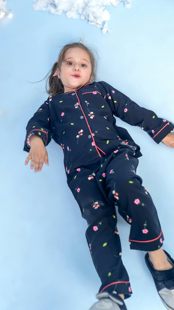 Coral Bloom Kids PJ Set
