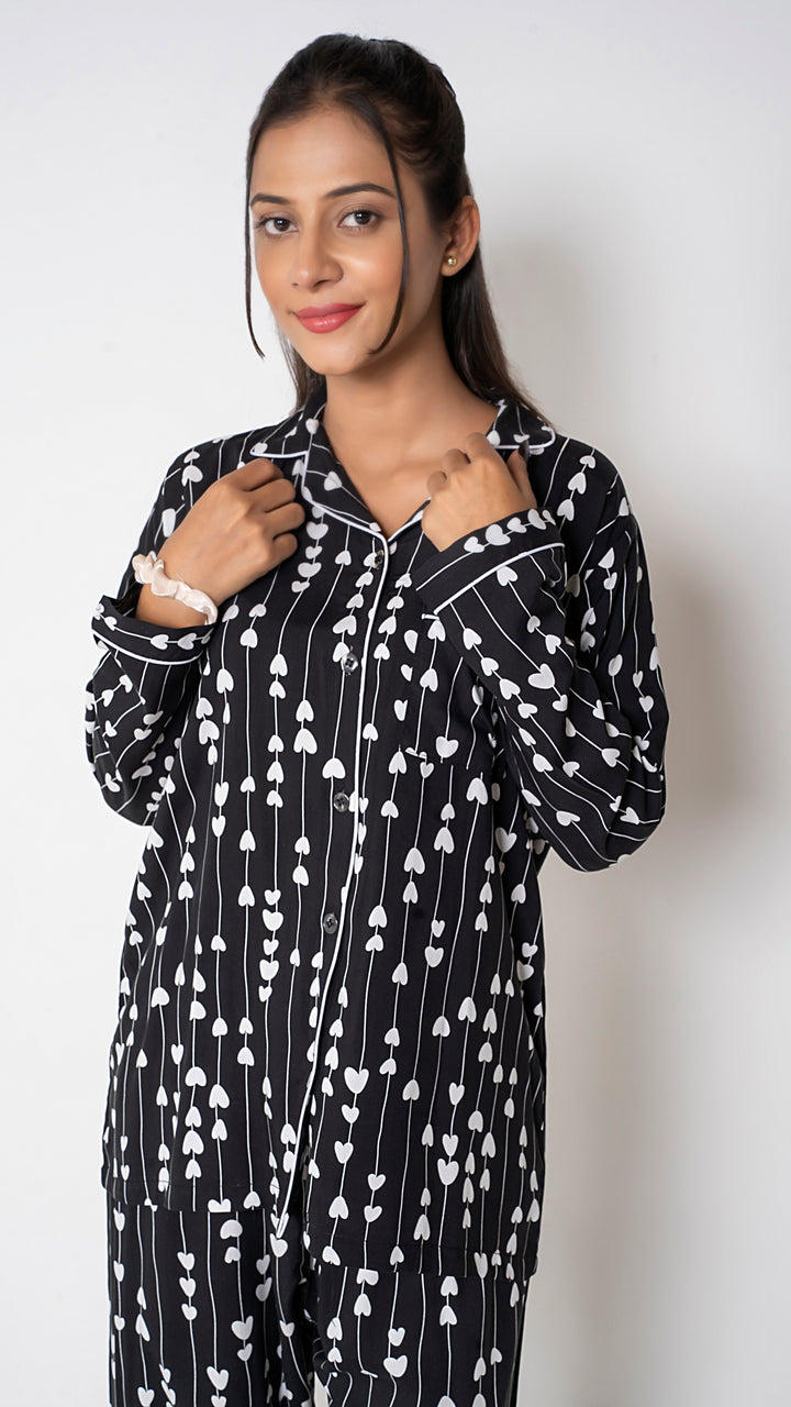 Heart Lines PJ Set