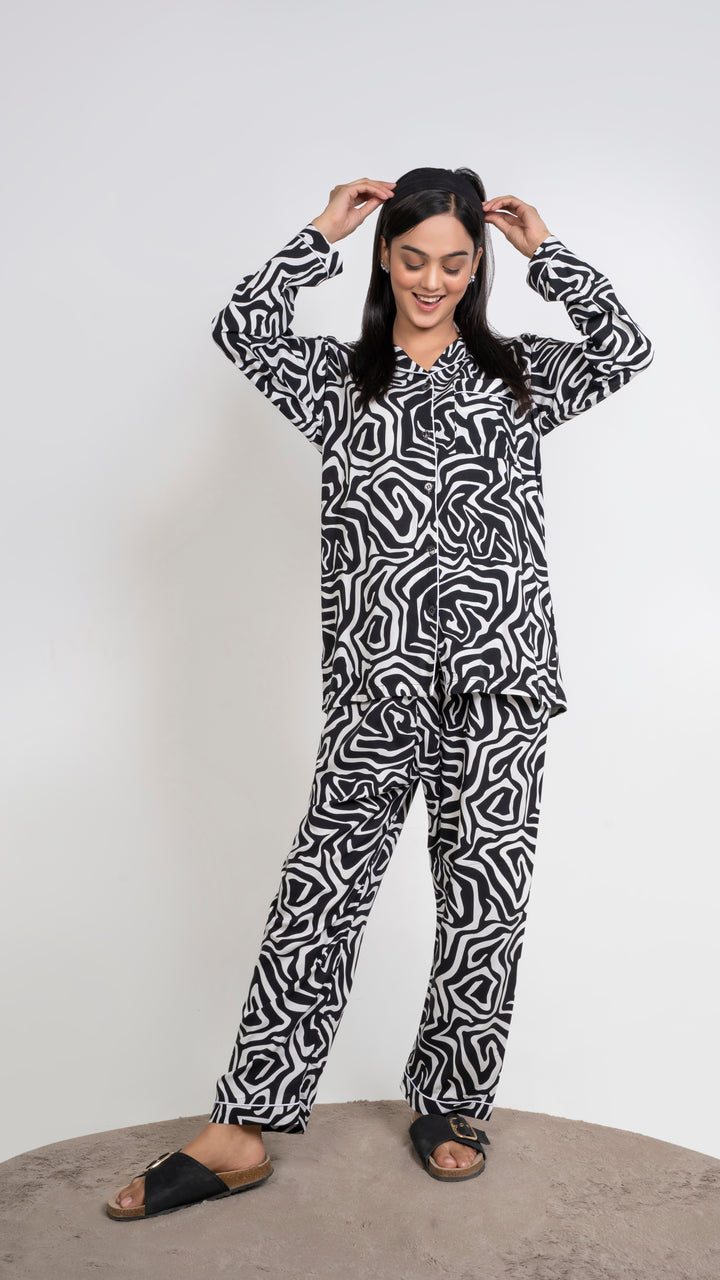 Zebra Dreams PJ Set