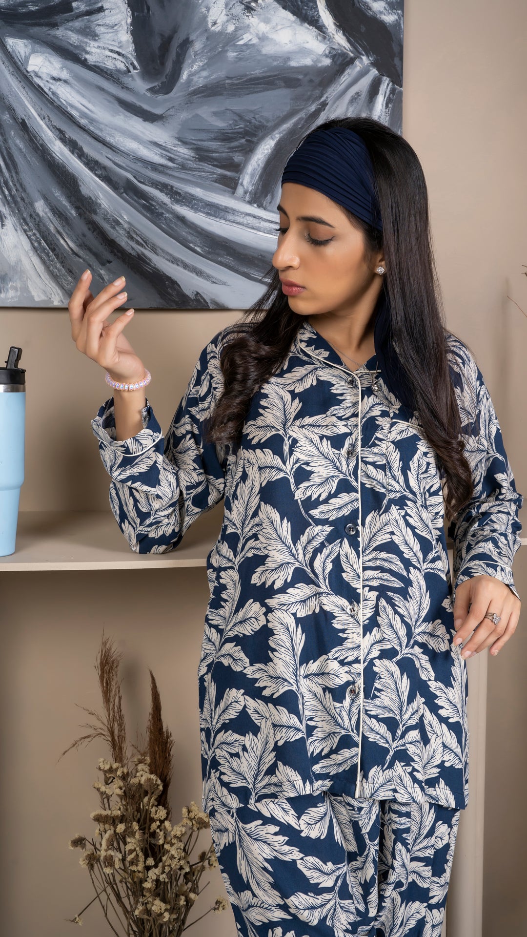 Ocean Leaf PJ Set