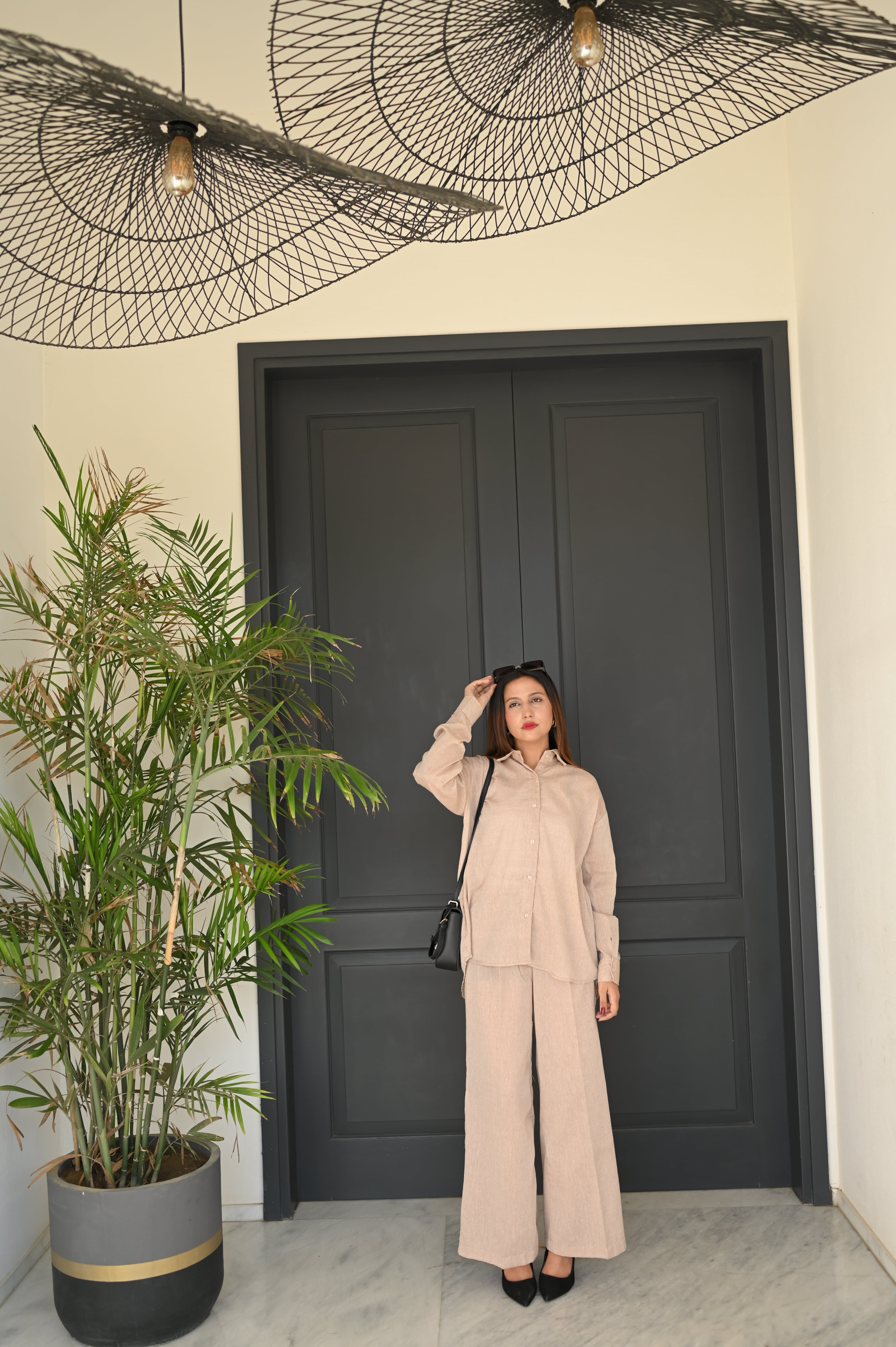 KHAKI CO-ORD SET