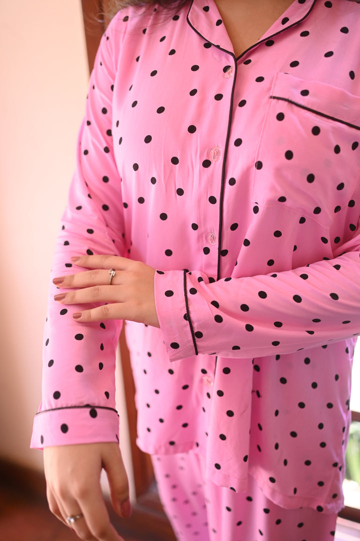 PINK POLKA PJ Set