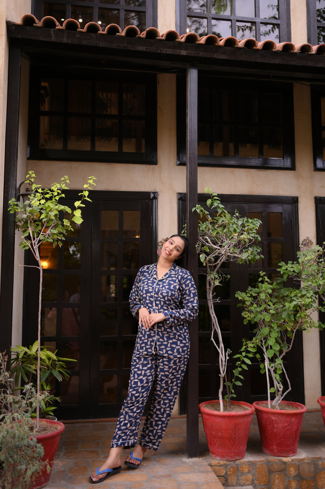 BLUE LEAF PJ set