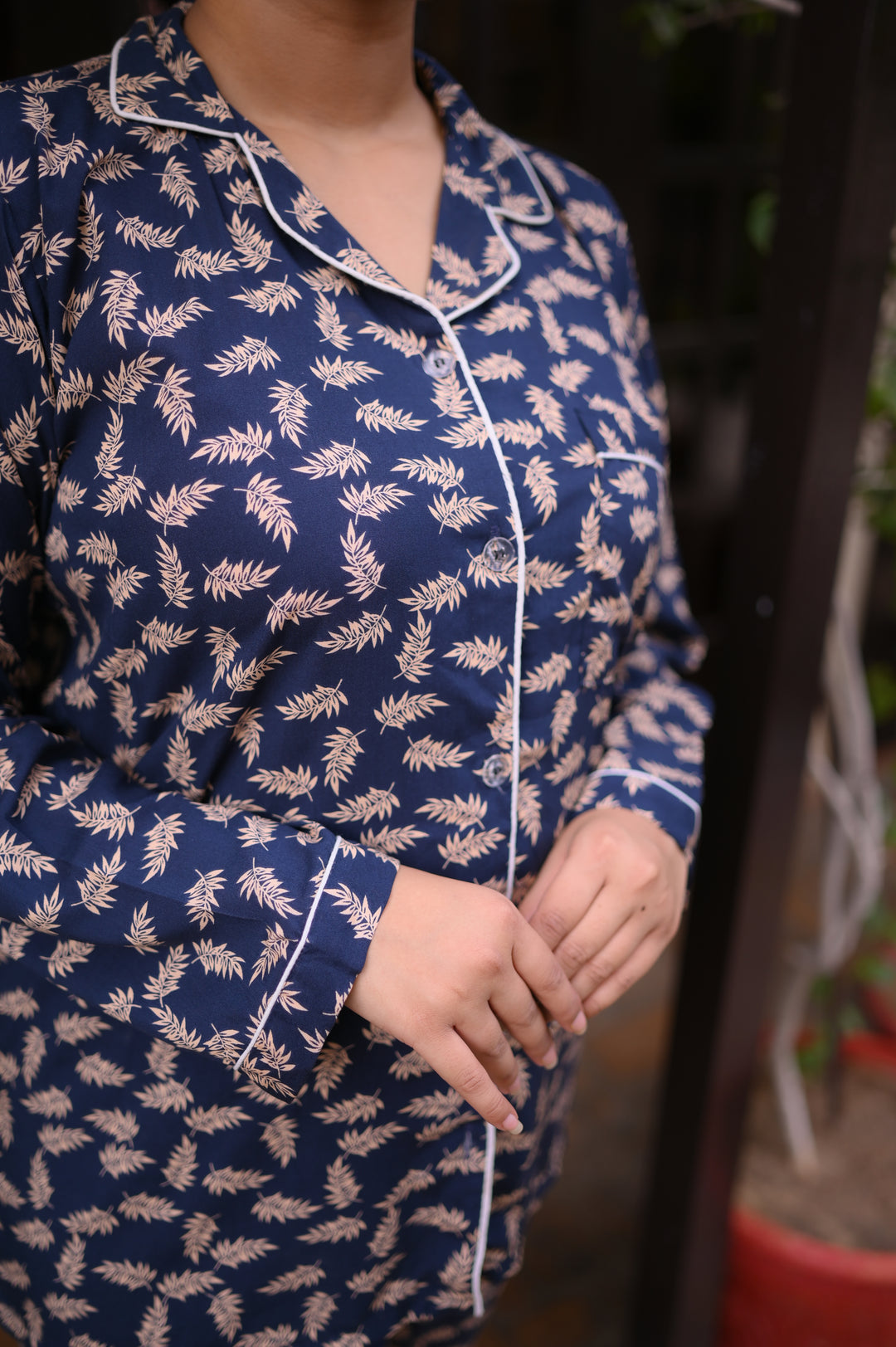 BLUE LEAF PJ set