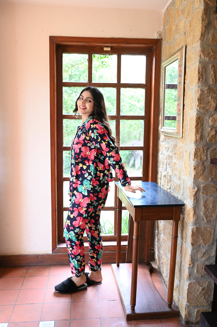 FLOWER PRINT PJ Set