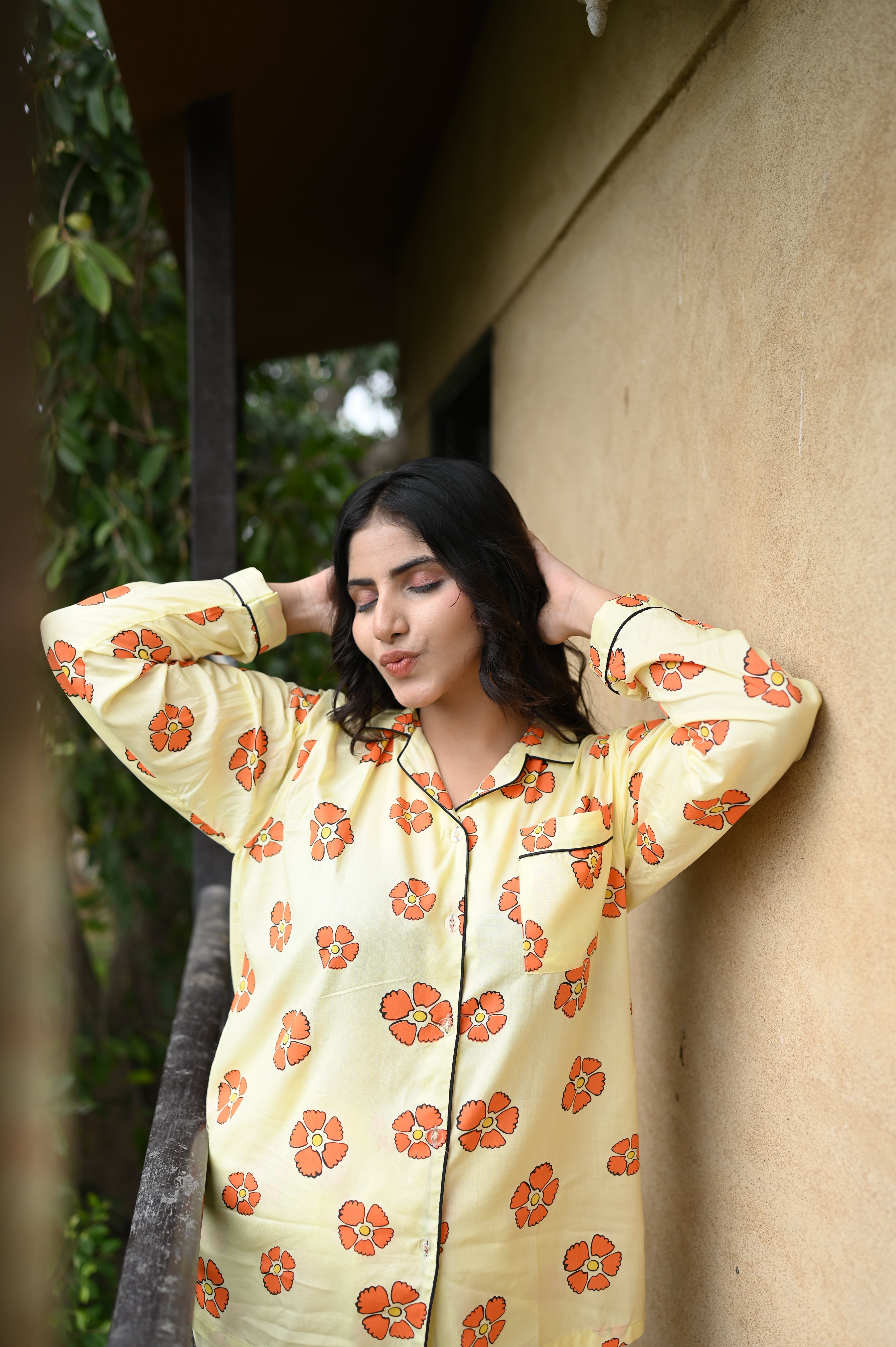 YELLOW FLOWER PJs